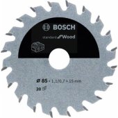 Bosch diskinio pjūklo diskas SfW 85x15x1.1 / 0.7x20T - 2608837666