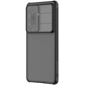 CamShield PRO kietas dėklas Galaxy S26, skaidrus-juodas