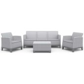 Scandi Forma 3 Seater Set Light Grey