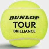 _7581282 Teniso kamuoliukai DUNLOP TOUR BRILLIANCE MidRange, 4 tūbelės, ITF