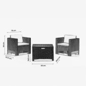 Set Colorado 2 Brown