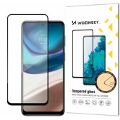 Visą ekraną dengiantis grūdintas stiklas Motorola Moto G42, juodas