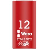 Wera Cyclops galvutė su terkšle 12x46 - 8790 B VDE, izoliuota, su 3/ 8