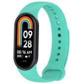 Silikoninis dirželis Xiaomi Mi Band 8 / 9 / 10, mėtų spalvos
