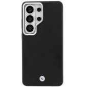 Signature PU odos magnetinis dėklas Galaxy S26 Ultra, juodas