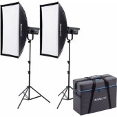 FS-300B Bi-Colour 2 Light Kit With Stand