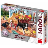 Dino Secret dėlionė, 1000 dalių, šuniukai