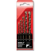 Dedra drill bit Set of 5pcs concrete drill bits, 4,5,6,8,10mm