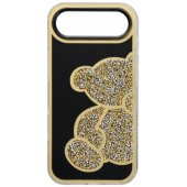Teddy Bear dėklas iPhone 17 Air, auksinis