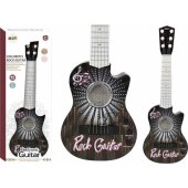 Elektrinė žaislinė gitara, šviesos ir garsai, kubas