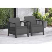 Scandi Linea Grey 2pcs