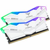 T-Force Delta RGB White 2x16GB DDR5 6000MHZ DIMM FF4D532G6000HC30DC01