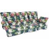ROMA 108x56x10cm 3pcs Dark Flowers