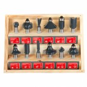 Profile cutter set for wood 12pcs D8mm Proline