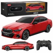 BMW i5 nuotolinio valdymo automobilis RC, raudonas, Rastar 1:24