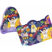 Puzzle Space Ufo Planets 48 Pieces