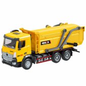 Huina geltonas metalinis šiukšliavežis, 1:50