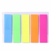 Rectangular Self-Adhesive Index Cards, Colorful, 45x12mm