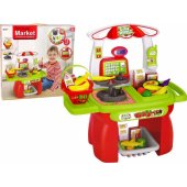 Supermarket Set Shop Basket Scale Groceries