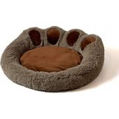 GO GIFT Dog and cat bed L - brown - 55x55 cm