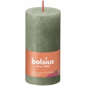 Candle Rustik Ø5x10cm Fresh olive