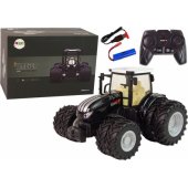 Remote controlled tractor R/ C Black 2.4G Metal