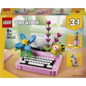 31169 Typewriter with Flowers