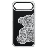 Teddy Bear dėklas iPhone 17 Air, sidabrinis
