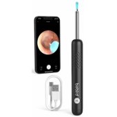R1+ Otoscope with Ear Cleaning Camera Black
