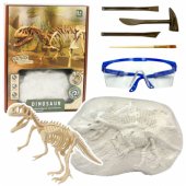 Paleontologo kasinėjimo rinkinys, dinozauro skeleto įrankiai