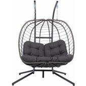 FINSE 2-seater 142x106xH194cm Dark Grey