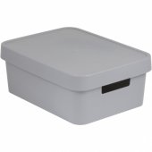 Curver INFINITY 11L Light grey container with lid - 229246