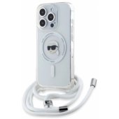"Crossbody IML Karl Head Magsafe iPhone 16 Pro", skaidrus