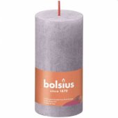Candle Rustik Ø5x10cm Frosted lavender