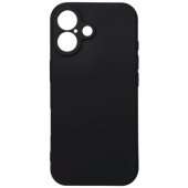 Minkštas telefono dėklas iPhone 17, juodas