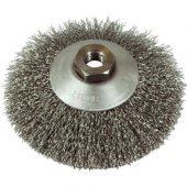 Kampinio šlifuoklio vielinis šepetys, Ø120 mm, M-14 sriegis