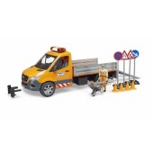 MB Sprinter municipal with light & sound module, model vehicle