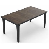 Deco Futura 166x96x74cm Grey/ Walnut
