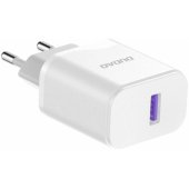 A20EU USB-A 18 W + USB-A – micro USB baltas