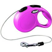 Flexi New Classic Cat XS automatic leash 3 m rope - pink