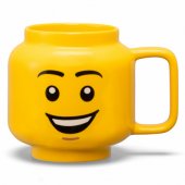 LEGO ceramic mug Happy Boy, large (yellow)