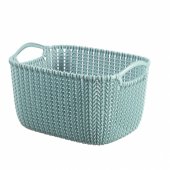 Basket Knit Green 8L 30x22x17cm