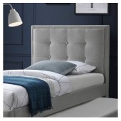 Bed OSWALDO 90x200cm, platinum grey