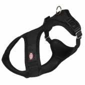 Trixie Miękkie szelki, XXS–XS: 28–40 cm/ 15 mm, czarny