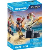 Pirate with a cannon