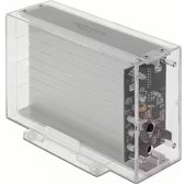 42624 2.5/ 3.5" SATA USB-C Clear
