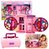 Beauty Set for Makeup and Nails Cosmetics Eyeshadows Nail Polishes Cas