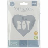 Širdelės formos folinis balionas „It®s a Boy“ 45cm