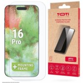 Tempered Glass 2D iPhone 16 Pro Transparent