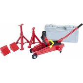 Airpress Zestaw warsztatowy JJ w walizce: podnśnik 2T + podstawy 2T +